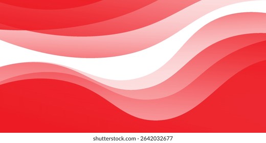 Refreshing red sparkling water abstract background frame vector illustration material. modern eps10