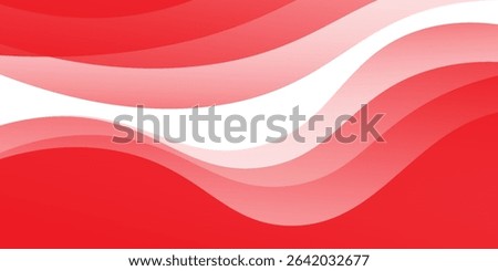 Refreshing red sparkling water abstract background frame vector illustration material. modern eps10
