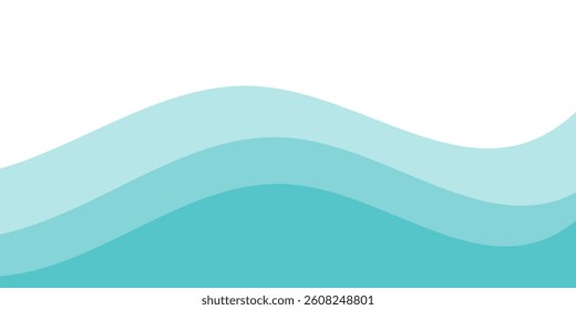 Refreshing shimmering water abstract background frame vector illustration material1