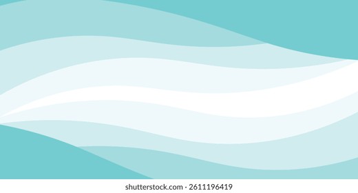 Refreshing shimmering water abstract background frame vector illustration material.modern eps10