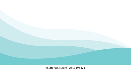 Refreshing shimmering water abstract background frame vector illustration material.modern eps10