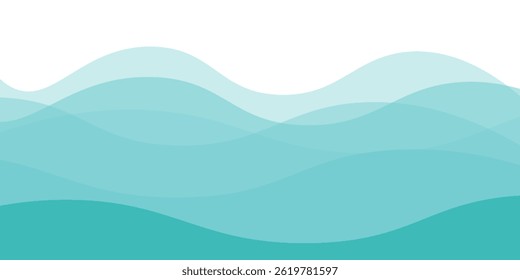 Refreshing shimmering water abstract background frame vector illustration material
