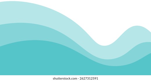  Refreshing shimmering water abstract background frame vector illustration material1