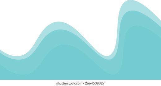 Refreshing shimmering water abstract background frame vector illustration material