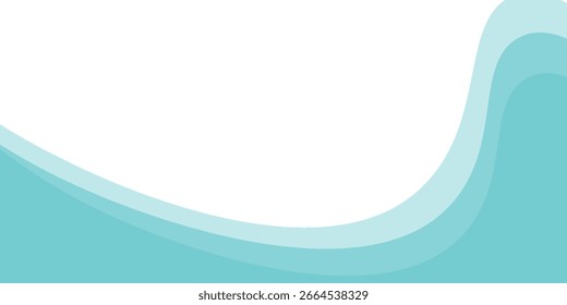 Refreshing shimmering water abstract background frame vector illustration material