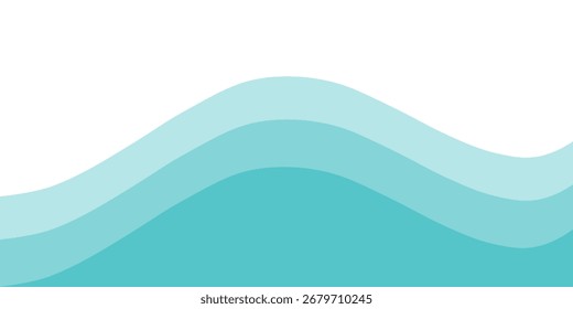 Refreshing shimmering water abstract background frame vector illustration material1