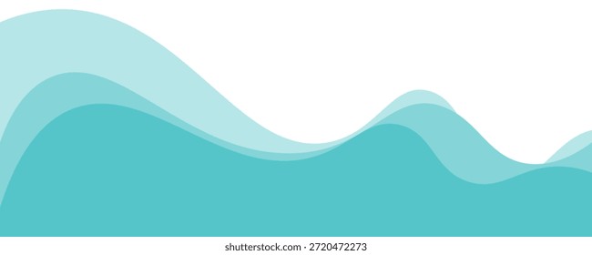 Material de ilustração de vetor de moldura de fundo abstrato de água cintilante refrescante1