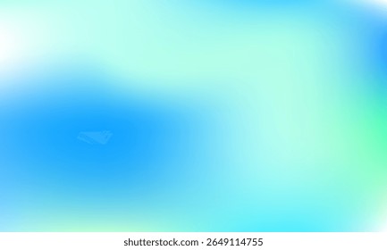 Refreshing sky blue and green gradient with smooth blending—ideal for nature-inspired, clean, and modern abstract vector backgrounds.