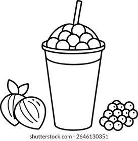 refreshing strawberry boba tea delight  a vibrant  (1)