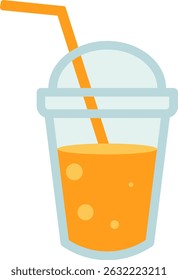 Refreshing Summer Drinks Flat Design Ellements