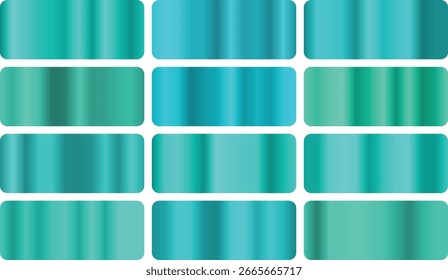 Refreshing teal gradient blend with cool blue-green hues, ideal for ocean-inspired branding, modern web design, and fresh, calming digital backdrops.