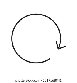Refreshline icon. vector illustration. EPS10