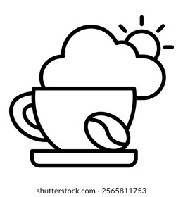 Refreshment Icon Element For Design