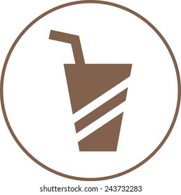 refreshment icon. vector illustration