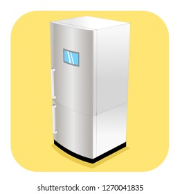 refrigerator 3D illustration