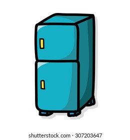refrigerator color doodle