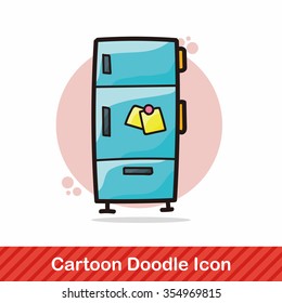 refrigerator color doodle