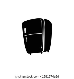 refrigerator doodle icon vector hand drawing 