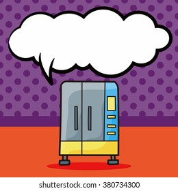 refrigerator doodle, speech bubble