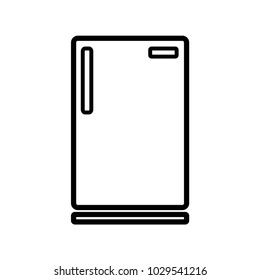 refrigerator - electrical appliances icon vector