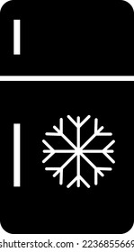 Refrigerator electronic icon, Freezer cold design illustration..eps
