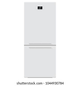 Refrigerator. Flat design. Vector illustration isolated on white background