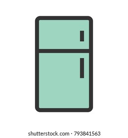 Refrigerator, fridge, door