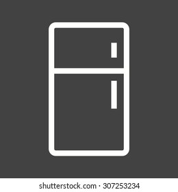 Refrigerator, fridge, icon vector image.Can also be used for home electronics and appliances. Suitable for mobile apps, web apps and print media.