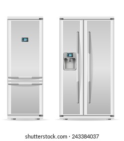 refrigerator for home use vector illustration isolated on white background