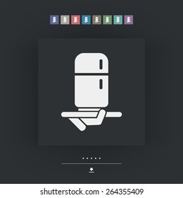 Refrigerator icon
