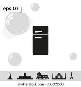 Refrigerator icon.