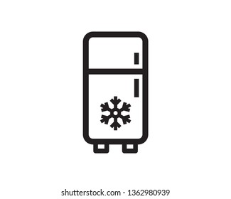 refrigerator icon design template