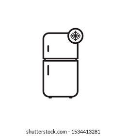 Refrigerator icon design. vector illustration