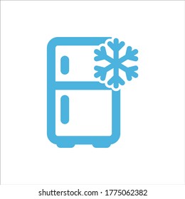 refrigerator icon flat vector logo design trendy illustration signage symbol graphic simple