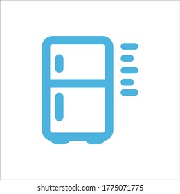 refrigerator icon flat vector logo design trendy illustration signage symbol graphic simple