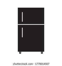 Refrigerator Icon Illustration. editable simple vector icon on white background