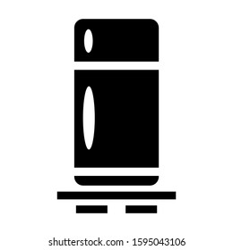 refrigerator icon isolated sign symbol vector illustration - high quality black style vector icons
