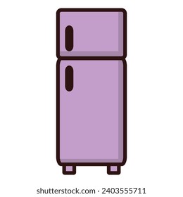 Refrigerator icon isolated vector on trendy design