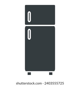 Kühlschrank-Symbol einzeln auf trendigem Design