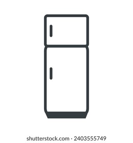 Refrigerator icon isolated vector on trendy design