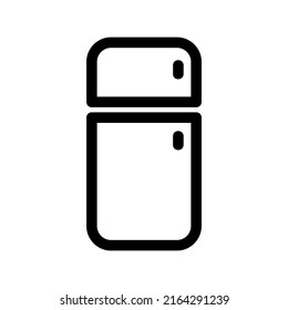 refrigerator icon or logo isolated sign symbol vector illustration - high quality black style vector icons
