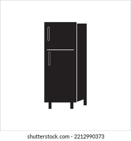 refrigerator icon logo vector design