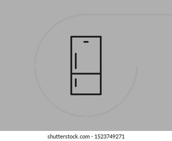 Refrigerator icon . Lorem Ipsum Illustration design