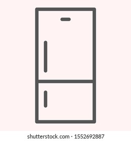 Refrigerator icon . Lorem Ipsum Illustration design