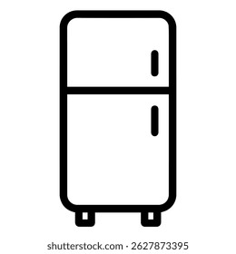 Refrigerator icon on white background vector
Vector icon household items home