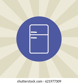 refrigerator icon. sign design. background