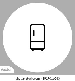 Refrigerator icon sign vector,Symbol, logo illustration for web and mobile