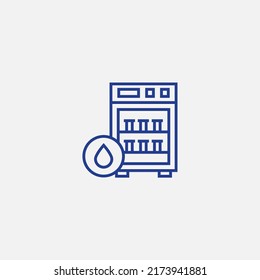 Refrigerator icon sign vector,Symbol, logo illustration for web and mobile