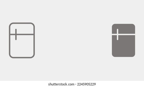Refrigerator icon sign vector,Symbol, logo illustration for web and mobile