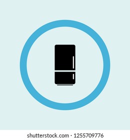 refrigerator icon symbol. Premium quality isolated refrigerator vector icon in trendy style. refrigerator element.